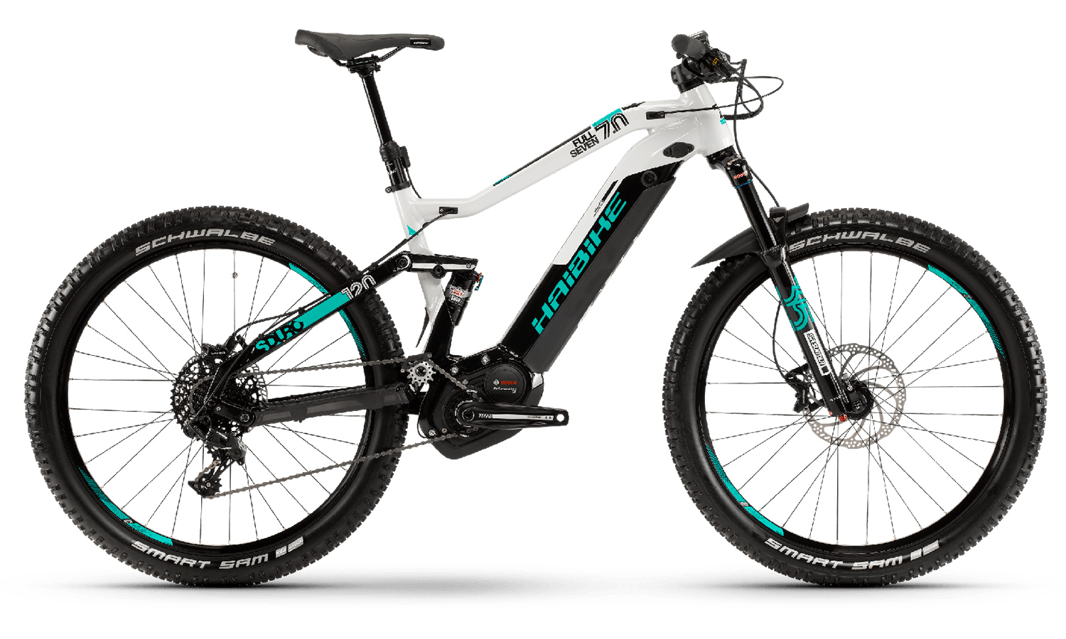 Фотографія Haibike 27,5" SDURO FullSeven 7.0 i500Wh (2019) 2019 Чорно-сірий